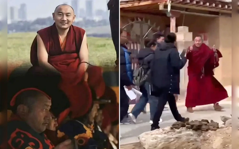 Authorities have sentenced two senior Tibetan monastic leaders to three- and four-year prison terms for their roles in rare 2024 public protests against a planned Chinese hydropower dam project, two sources in the region told Radio Free Asia.