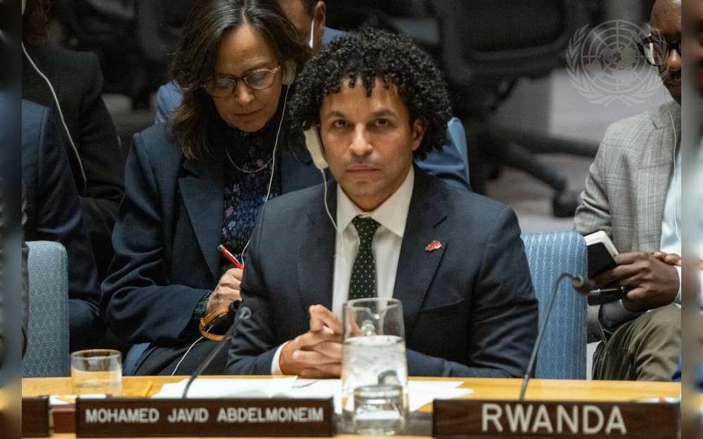 Mohamed Javid Abdelmoneim, International President of Médecins Sans Frontières, briefs the United Nations Security Council meeting on the situation concerning the Democratic Republic of the Congo
