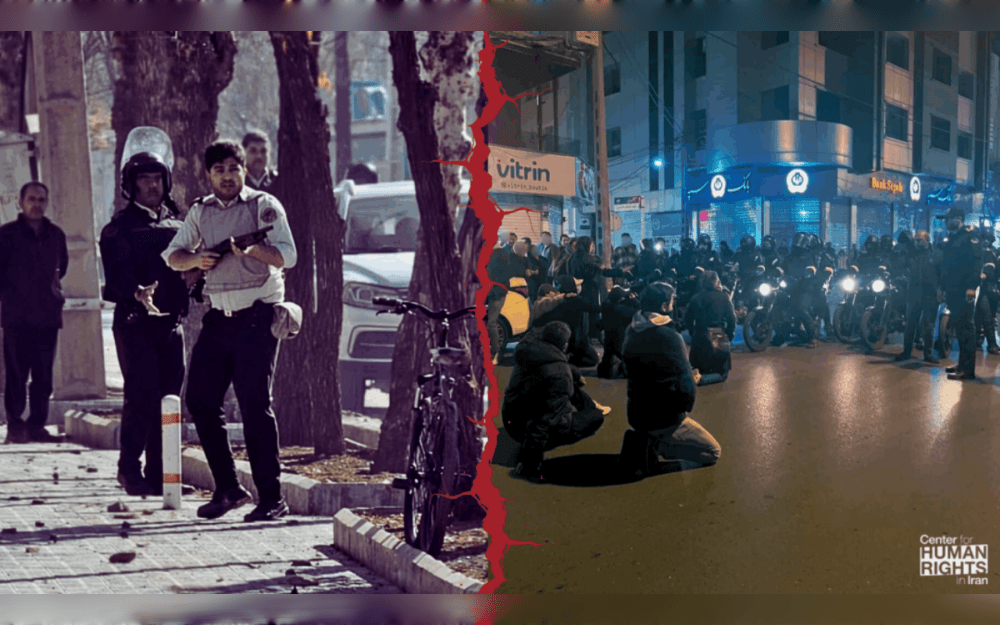 In response to the nationwide protests that started on December 28, Iranian authorities have drastically intensified their violent crackdown. They have fired live ammunition indiscriminately at protesters, killing dozens of people, including children, arbitrarily detaining thousands of people, and violently attacking hospitals to hold injured people actions that, according to international law, constitute crimes against humanity.
