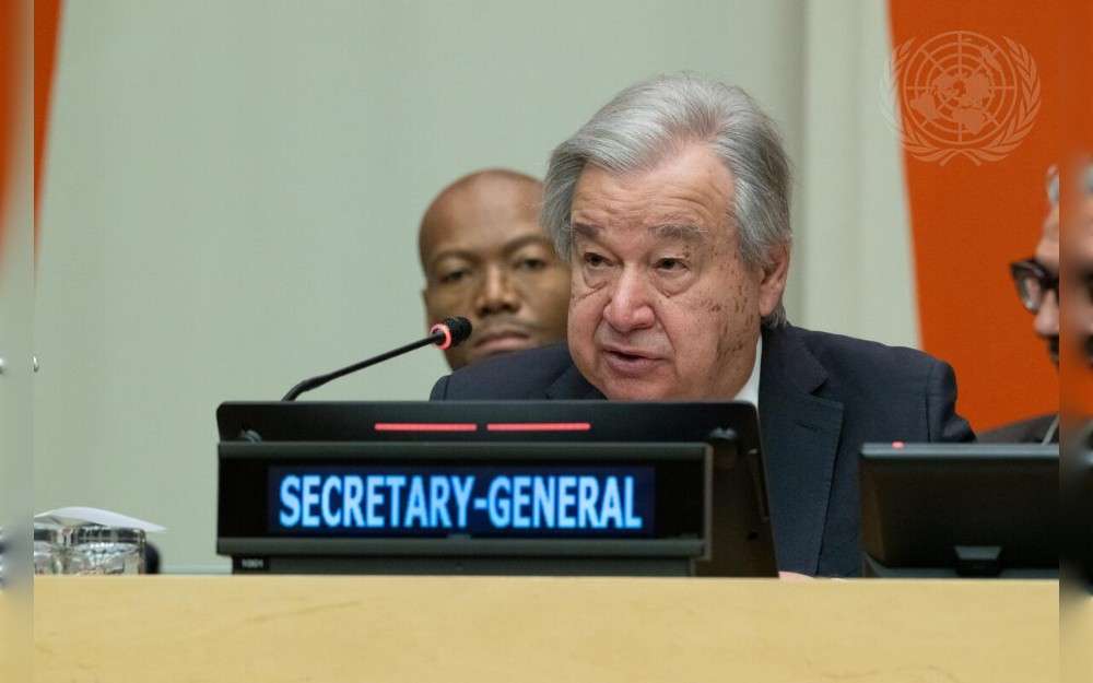 United Nations Secretary-General António Guterres addresses the 426th meeting of the Committee on the Exercise of the Inalienable Rights of the Palestinian People (CEIRPP) 